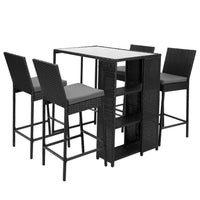 Gardeon Outdoor Bar Set Table Stools Furniture Dining Chairs Wicker Patio Garden Outdoor Furniture Kings Warehouse 
