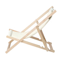 Gardeon Outdoor Chairs Sun Lounge Deck Beach Chair Folding Wooden Patio Furniture Beige Artiss Kings Warehouse 