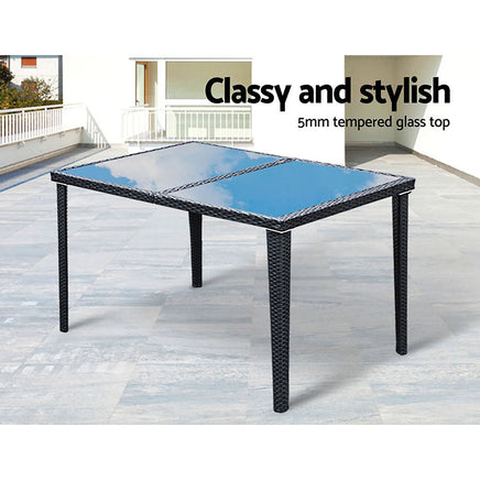 Gardeon Outdoor Furniture 7pcs Dining Set Gardeon Kings Warehouse 
