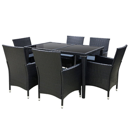 Gardeon Outdoor Furniture 7pcs Dining Set Gardeon Kings Warehouse 
