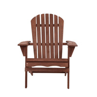 Gardeon Outdoor Furniture Beach Chair Wooden Adirondack Patio Lounge Garden Garden Furniture Kings Warehouse 