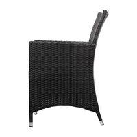 Gardeon Outdoor Furniture Dining Chair Table Bistro Set Wicker Patio Setting Tea Coffee Cafe Bar Set Outdoor Furniture Kings Warehouse 