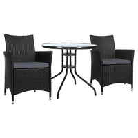 Gardeon Outdoor Furniture Dining Chair Table Bistro Set Wicker Patio Setting Tea Coffee Cafe Bar Set Outdoor Furniture Kings Warehouse 