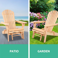 Gardeon Outdoor Furniture Sun Lounge Chairs Beach Chair Recliner Adirondack Patio Garden Kings Warehouse 
