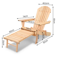 Gardeon Outdoor Furniture Sun Lounge Chairs Beach Chair Recliner Adirondack Patio Garden Kings Warehouse 