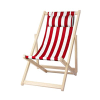 Garden Outdoor Furniture Sun Lounge Wooden Beach Chairs Deck Chair Folding Patio