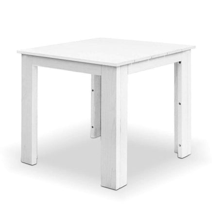 Gardeon Outdoor Side Beach Table - White Kings Warehouse 