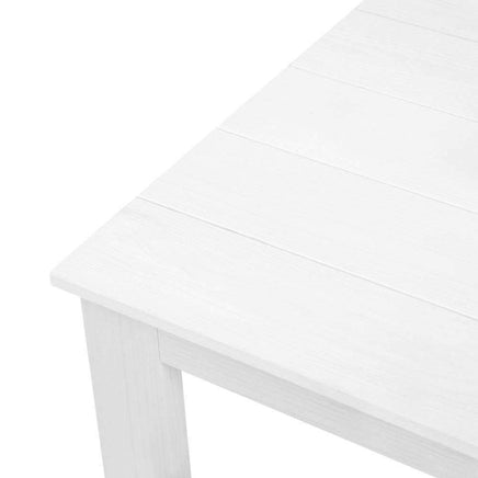 Gardeon Outdoor Side Beach Table - White Kings Warehouse 