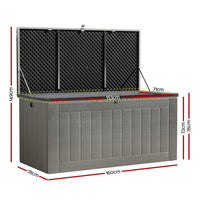 Gardeon Outdoor Storage Box 830L Container Indoor Garden Bench Tool Sheds Chest Christmas Peak Season Sale Kings Warehouse 