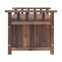 Gardeon Outdoor Storage Box Wooden Garden Bench Chest Toy Tool Sheds Furniture Garden Supplies Kings Warehouse 
