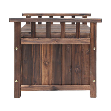 Gardeon Outdoor Storage Box Wooden Garden Bench Chest Toy Tool Sheds Furniture Garden Supplies Kings Warehouse 