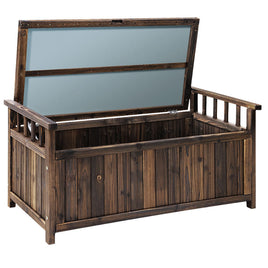 Gardeon Outdoor Storage Box Wooden Garden Bench Chest Toy Tool Sheds Furniture Garden Supplies Kings Warehouse 