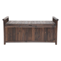 Gardeon Outdoor Storage Box Wooden Garden Bench Chest Toy Tool Sheds Furniture Garden Supplies Kings Warehouse 