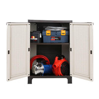 Gardeon Outdoor Storage Cabinet Cupboard Lockable Garage 92cm Giantz Kings Warehouse 