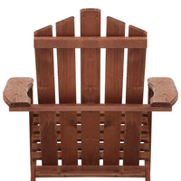 Gardeon Outdoor Sun Lounge Beach Chairs Table Setting Wooden Adirondack Patio Chair Brown Outdoor Kings Warehouse 