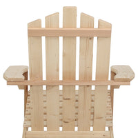 Gardeon Outdoor Sun Lounge Beach Chairs Table Setting Wooden Adirondack Patio Chair Light Wood Tone Kings Warehouse 