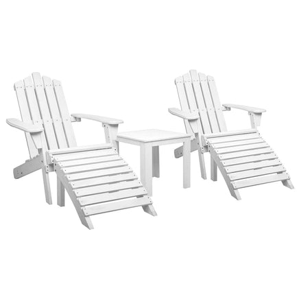 Gardeon Outdoor Sun Lounge Beach Chairs Table Setting Wooden Adirondack Patio Chair Outdoor Kings Warehouse 