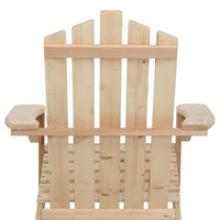 Gardeon Outdoor Sun Lounge Beach Chairs Table Setting Wooden Adirondack Patio Natural Wood Chair Outdoor Kings Warehouse 