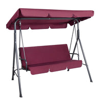 Gardeon Outdoor Swing Chair Hammock 3 Seater Garden Canopy Bench Seat Backyard Kings Warehouse 