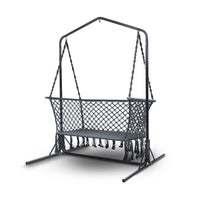 Gardeon Outdoor Swing Hammock Chair with Stand Frame 2 Seater Bench Furniture Gardeon Kings Warehouse 
