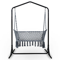 Gardeon Outdoor Swing Hammock Chair with Stand Frame 2 Seater Bench Furniture Gardeon Kings Warehouse 