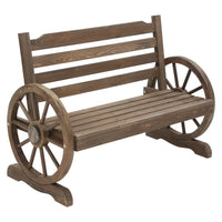 Gardeon Park Bench Wooden Wagon Chair Outdoor Garden Backyard Lounge Furniture Outdoor Kings Warehouse 
