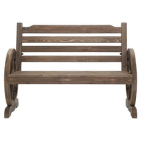 Gardeon Park Bench Wooden Wagon Chair Outdoor Garden Backyard Lounge Furniture Outdoor Kings Warehouse 