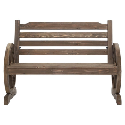 Gardeon Park Bench Wooden Wagon Chair Outdoor Garden Backyard Lounge Furniture Outdoor Kings Warehouse 