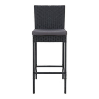 Gardeon Set of 2 Outdoor Bar Stools Dining Chairs Wicker Furniture Outdoor Furniture Kings Warehouse 