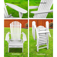 Gardeon Set of 2 Outdoor Sun Lounge Chairs Patio Furniture Lounger Beach Chair Adirondack Outdoor Furniture Kings Warehouse 