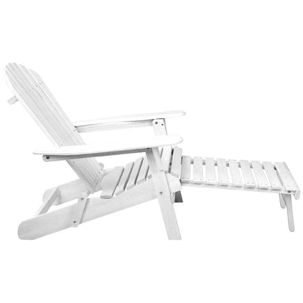 Gardeon Set of 2 Outdoor Sun Lounge Chairs Patio Furniture Lounger Beach Chair Adirondack Outdoor Furniture Kings Warehouse 
