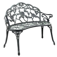 Gardeon Victorian Garden Bench - Green Outdoor Kings Warehouse 