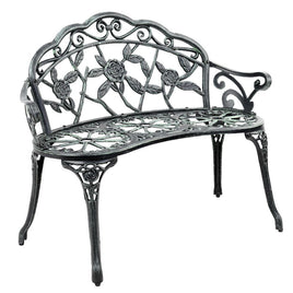 Gardeon Victorian Garden Bench - Green Outdoor Kings Warehouse