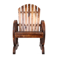 Gardeon Wooden Wagon Chair Outdoor Gardeon Kings Warehouse 
