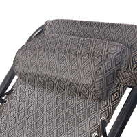 Gardeon Zero Gravity Recliner Chairs Outdoor Sun Lounge Beach Chair Camping - Beige Camping Kings Warehouse 