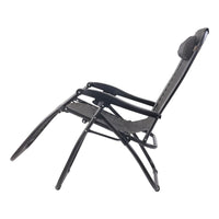 Gardeon Zero Gravity Recliner Chairs Outdoor Sun Lounge Beach Chair Camping - Beige Camping Kings Warehouse 