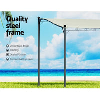 Gazebo 3m Party Marquee Outdoor Event Wedding Tent Iron Art Canopy Kings Warehouse 