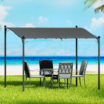 Gazebo 3m Party Marquee Outdoor Wedding Tent Iron Art Canopy Patio Kings Warehouse 