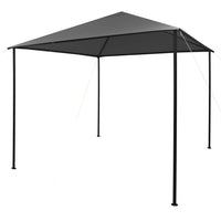 Gazebo 3x3 m Anthracite Fabric and Steel 180 g/m² Kings Warehouse 