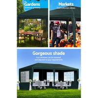 Gazebo 3x6 Outdoor Marquee Gazebos Wedding Party Camping Tent 4 Wall Panels Kings Warehouse 