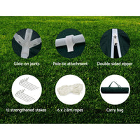 Gazebo 3x6 Outdoor Marquee Gazebos Wedding Party Camping Tent 4 Wall Panels Kings Warehouse 