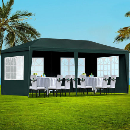 Gazebo 3x6 Outdoor Marquee Gazebos Wedding Party Camping Tent 4 Wall Panels Kings Warehouse 