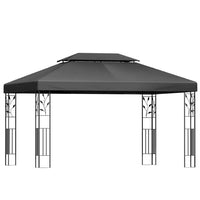 Gazebo 4x3m Party Marquee Outdoor Wedding Event Tent Iron Art Patio Kings Warehouse 