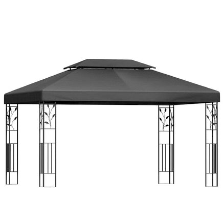 Gazebo 4x3m Party Marquee Outdoor Wedding Event Tent Iron Art Patio Kings Warehouse 