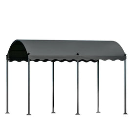 Gazebo 4x3m Party Marquee Outdoor Wedding Event Tent Iron Art Tent Grey Kings Warehouse 