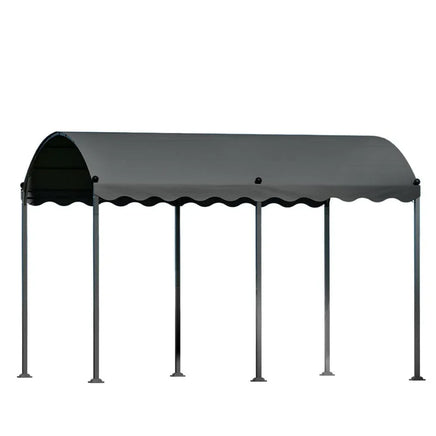 Gazebo 4x3m Party Marquee Outdoor Wedding Event Tent Iron Art Tent Grey Kings Warehouse 