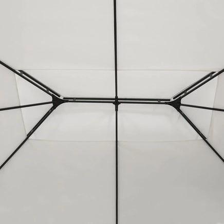 Gazebo 4x3m Party Marquee Outdoor Wedding Event Tent Iron Art White Kings Warehouse 