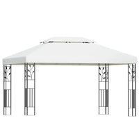 Gazebo 4x3m Party Marquee Outdoor Wedding Event Tent Iron Art White Kings Warehouse 