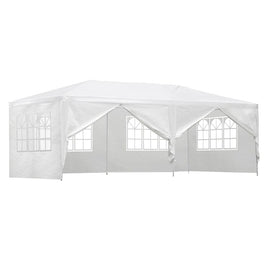 Gazebo Outdoor Marquee Wedding Gazebos Party Tent Camping White 3x6m Kings Warehouse 