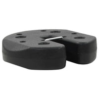 Gazebo Weight Plates 4 pcs Black 220x30 mm Concrete Kings Warehouse 